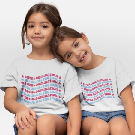 Bubble Flag t-shirt for kids by Total Domination for July 4th holiday