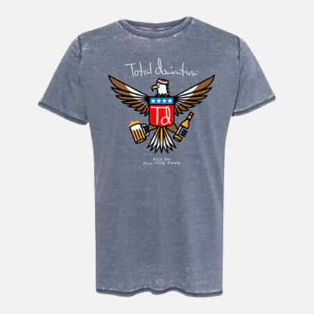 American eagle t-shirt for July 4th by Total Domination