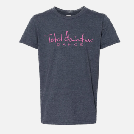 Total Domination Dance T-Shirt with pink script