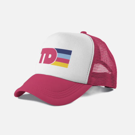 Total Domination trucker hat in hot pink with their new summer series, limited edition design